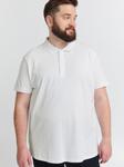 Рубашка-Поло сдбанджо Solid, белый - фото