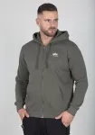 Толстовка с капюшоном Alpha Industries "Basic Zip Hoody SL", оливковый - фото 5