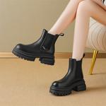 Ботинки Челси женские Josiny, хаки - фото 7