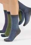 Носки Calzitaly Socks, Mix Yellow Blue Teal/Teal - фото