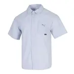 PUMA Мужская синяя рубашка - фото