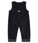 Бархатный комбинезон baby obele Donsje, синий - фото 2