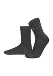 2 деловых носка из шерсти мериноса normani, антрацит - фото