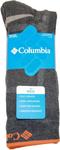 Носки Columbia Light Weight Half-Cushion Crew 3 Pair, M10-13, Grey - фото