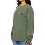 Реглан Термал Л/С Экипаж Stussy, черный - фото 4