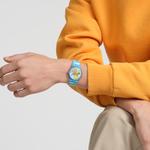 Унисекс синие часы SO28Z115 SWATCH - фото 3