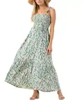 Платье-Макси Hilo с присборенной юбкой Tiare Hawaii, зеленый - фото 2