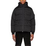 Куртка nylon metal hooded down jacket 'black' Stone Island, черный - фото 3