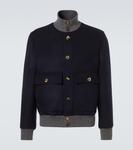 Шерстяная бейсбольная куртка Brunello Cucinelli, Csi79 - фото