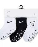 Носки с логотипом Gripper для малышей и малышей, 3 упаковки Nike, белый - фото 4