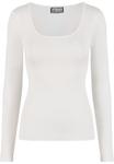 Топ Urban Classics Long sleeved top, White - фото 5