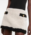 Мини-юбка из овчины Blancha, Burro-Nero - фото 4