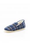Тапочки Damart CHARENTAISES FOURRÉES, Blue Checkered/Mottled Dark Blue - фото 6