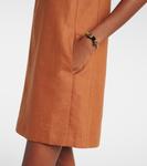 Льняное платье Rio с прямым силуэтом Posse, Chestnut - фото 5