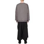 Хлопковый свитшот y 3 Adidas, серый - фото 4