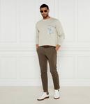 Лонгслив Boss Orange Te Mexlong Regular Fit, бежевый - фото 2