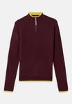 Джемпер Sunnei FITTED LONGSLEEVE UNISEX, Burnt Aubergine/Bordeaux - фото 5