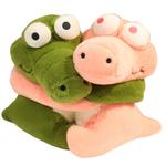 Милый необычный плюшевый Snapping Turtle обнимает куклы, высота 20 см Mise - фото 6