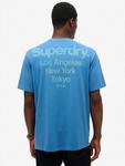 Футболка с логотипом core city Superdry, цвет Monaco Blue - фото 3