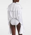 Боди с оборками Norma Kamali, Snow White - фото 4