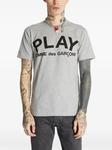 Comme Des Garçons Play футболка Play, серый - фото