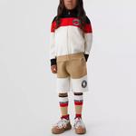 Шорты детские Burberry, хаки / белый / черный - фото 3