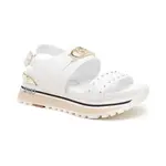 Кожаные босоножки макси Wonder Liu Jo, белый - фото