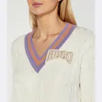 Свитер Sllari стандартного кроя Hugo, бежевый - фото 4