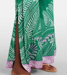 Широкие брюки с принтом Poupette St Barth, Green Oolong - фото 5