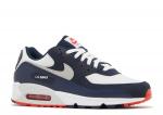 Кроссовки Nike Air Max 90 'Obsidian Track Red', синий - фото 2