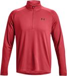 Футболка Under Armour Men's Tech 2.0 ½ Zip, (638) Chakra/Black - фото 4