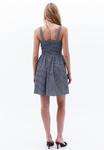 Платье OXXO MINI MIT DICKE TRÄGER, Blue Vichy Comb/Black - фото 3