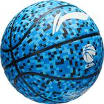 LINING Баскетбольный мяч CBA Collection Rubber синий размер 7 тренировочный - фото 6