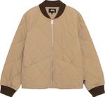 Куртка Stussy 8 Ball Quilted Liner 'Brown', загар - фото