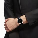 MIDO Часы Baroncelli Automatic Mechanical Movement Men's Watch Watch 42mm Black Dial, Black - фото 3