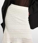Мини-юбка крючком Tom Ford, белый - фото 4