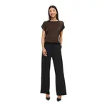 Блузка с коротким рукавом Vila Ellette, коричневый - фото 5