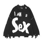 Свитер SAINT Mxxxxxx I Am A Crew Knit, Black - фото