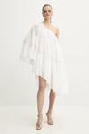 Хлопковое платье Simona Corsellini, белый - фото 2