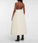 Платье макси Ома Khaite, кремовый - фото 3