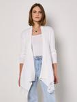 Вязаный кардиган Apricot, белый - фото