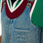 MIU MIU Женское платье без рукавов sapphire blue - фото 7