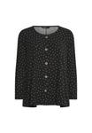 Блуза Yours Clothing Blouse, Black/Anthracite - фото 4