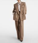 Шерстяной блейзер Saint Laurent, Taupe Beige - фото 2