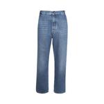 Джинсы Bottega Veneta Rigid Denim Jeans, Mid Blue - фото