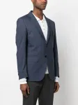 Однобортный пиджак Billionaire, синий - фото 3