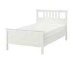 Каркас кровати HEMNES IKEA, 120x200 см, цвет white stain - фото