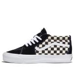 Кроссовки sk8-mid reissue 83 lx 'checkerboard - black' Vans, черный - фото
