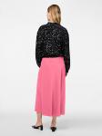 Юбка длиной до колена Pieces, розовый - фото 2