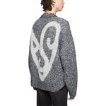 Джемпер жаккард Acne Studios, синий - фото 7